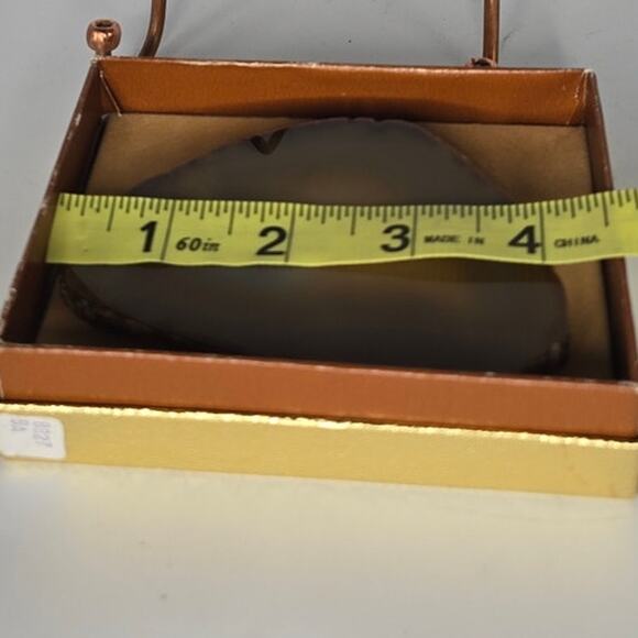 Agate Slice Belt Buckle Eterna-Klad Wheeler Lemmon SD 3 x 4 NIB w/paperwork - Picture 5 of 11